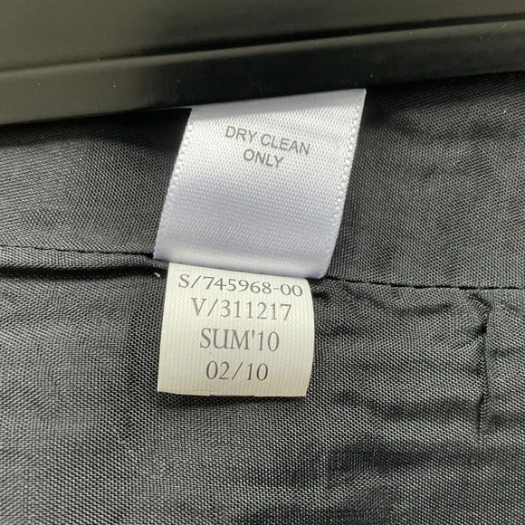 Banana Republic Chambray Tie Waist Skirt Sz 0 Mini Office Siren Casual Chic - Picture 10 of 12